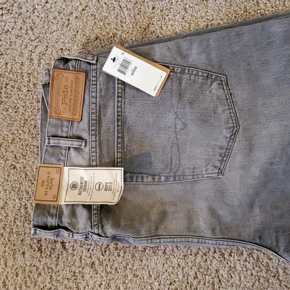 Mens Authentic  Polo rope dyed denim